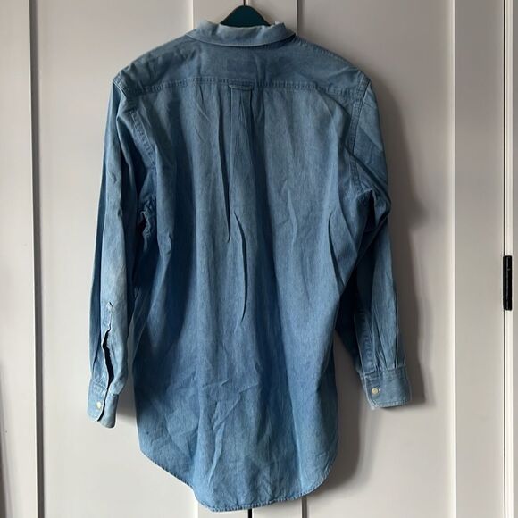 Vintage Chaps • Ralph Lauren Denim Shirt - 16 - Picture 3 of 5